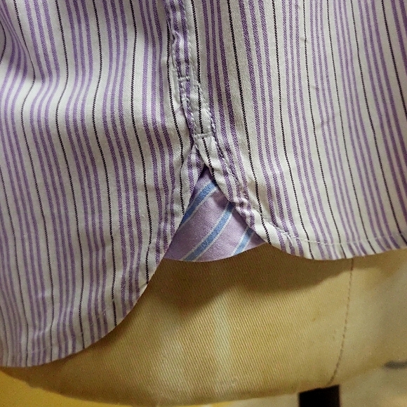 Tommy Hilfiger,  Mens sze Med,  Vintage,  Button Down,  Long Sleeves dress shirt - Picture 5 of 15